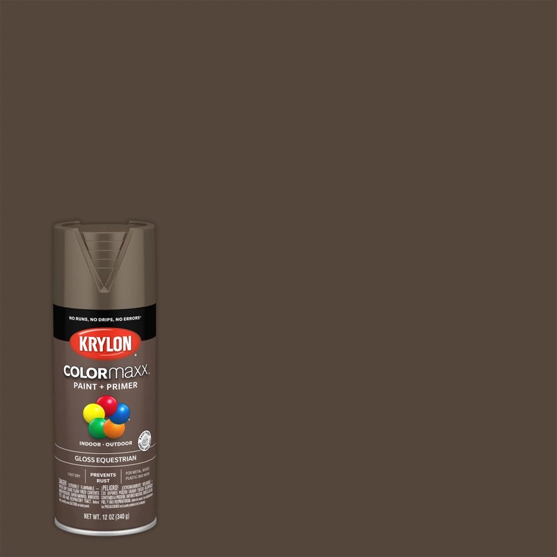Krylon K05518007 Colormaxx Spray-Paints, Aerosol, Equestrian , 12 Ounce (Pack of 1) - Image 1